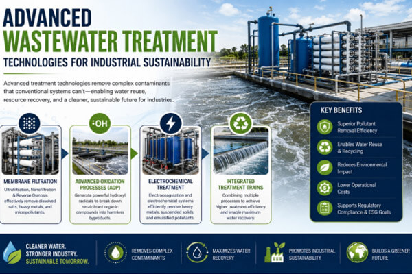 Advanced Wastewater Treatment Technologies for Industrial Sustainability