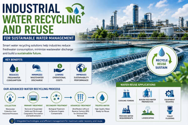 Industrial Water Recycling and Reuse for Sustainable Water Management