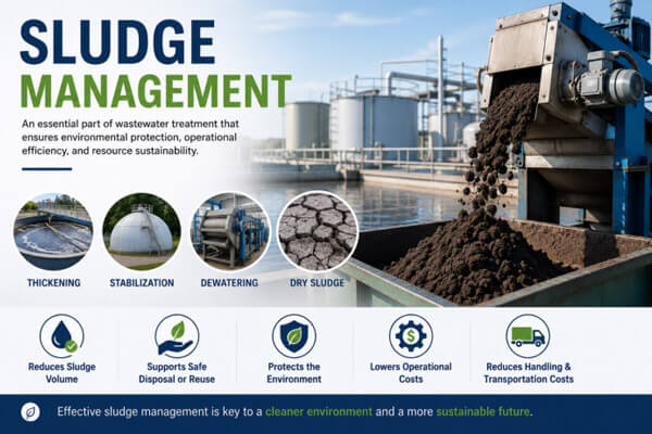 Sludge Management in Wastewater Treatment Plants