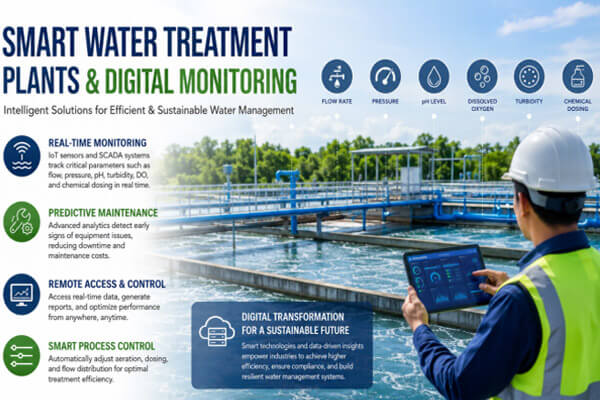 Smart Water Treatment Plants and Digital Monitoring Technologies