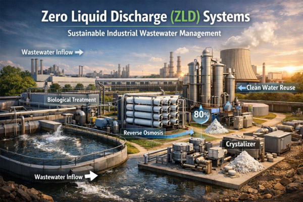 Zero Liquid Discharge (ZLD) Systems for Sustainable Industrial Wastewater Management